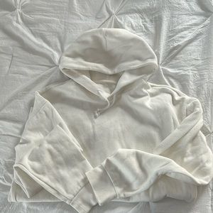 MUJI white hoodie